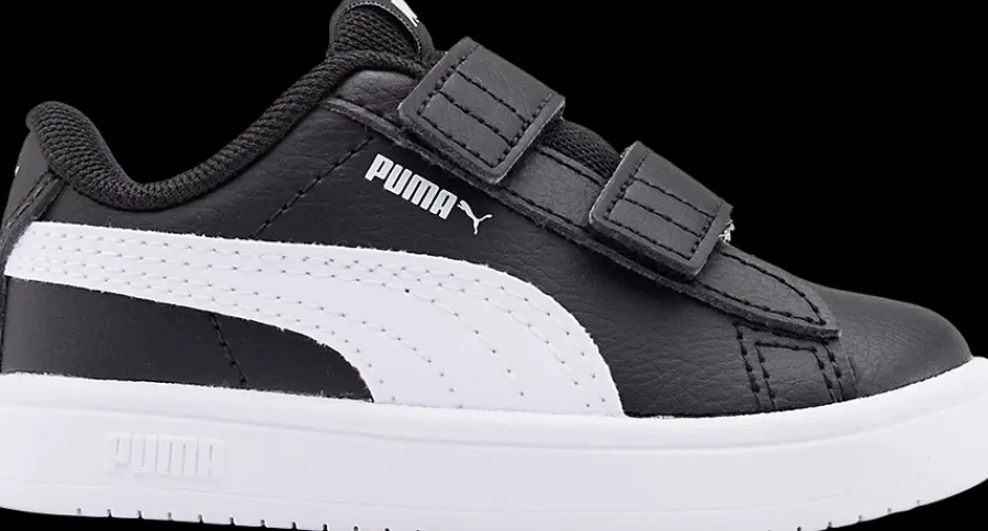 Hot czarno-białe sneakersy dziecięce Rickie Classic V Dzieci Sportowe|Markowe