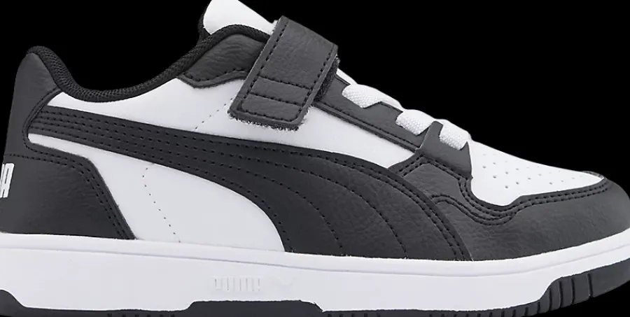 Sale czarno-białe sneakersy dziecięce Rebound Lite Dzieci Sportowe|Markowe