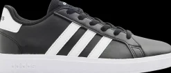 Best czarno-białe sneakersy młodzieżowe GRAND COURT 2.0 K Dzieci Sportowe
