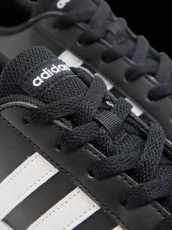 Best czarno-białe sneakersy młodzieżowe GRAND COURT 2.0 K Dzieci Sportowe