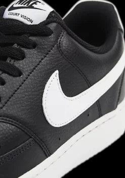Sale czarno-białe sneakersy męskie Court Vision Męskie Sportowe|Markowe