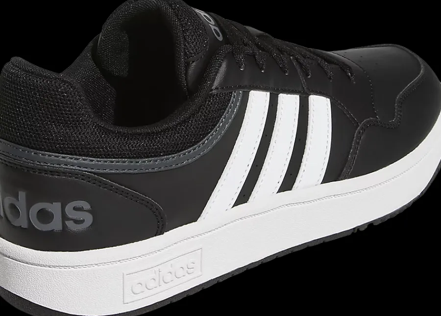 Hot czarno-białe sneakersy męskie HOOPS 3.0 Męskie Sportowe