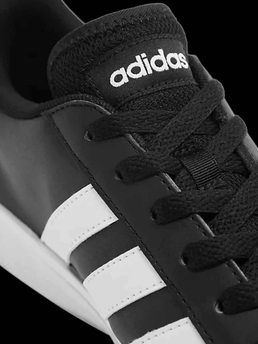 Best czarno-białe sneakersy męskie GRAND COURT BASE 2.0 Męskie Sportowe|Casual