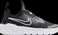 Hot czarno-białe wsuwane sneakersy dziecięce FLEX RUNNER 2 Dzieci Sportowe