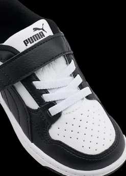 czarno-biale sneakersy dziecięce Reb-L AC+ Dzieci Sportowe|Markowe