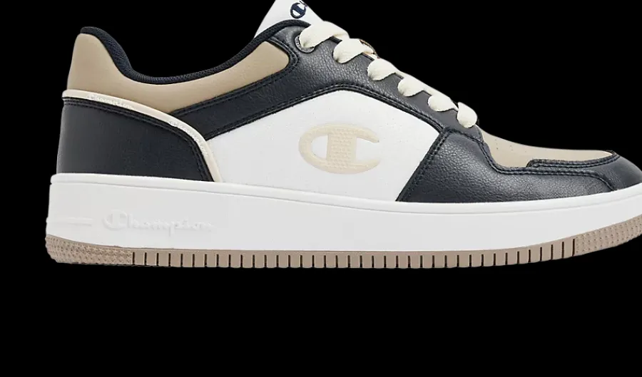 Online czarno-biało-beżowe sneakersy męskie Rebound Low 2.0 Męskie Sportowe|Markowe