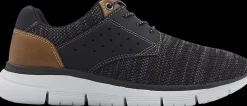 Outlet czarno-brązowe sneakersy męskie Męskie Sportowe