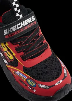 Hot czarno-czerwone sneakersy dziecięce Dzieci Sportowe