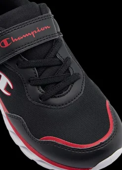 Hot czarno-czerwone sneakersy chłopięce Dzieci Sportowe