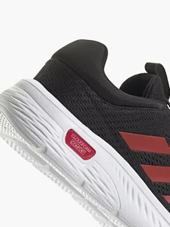 Best czarno-czerwone sneakersy męskie Cloudfoam Comfy Markowe