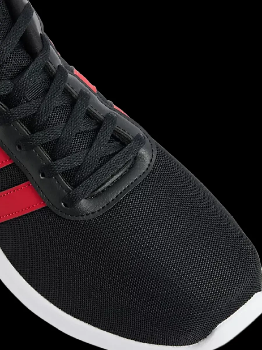 New czarno-czerwone sneakersy męskie Lite Racer 3.0 Męskie Sportowe|Treningowe