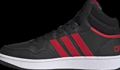 czarno-czerwone sneakersy męskie Hoops 3.0 Męskie Sportowe|Markowe