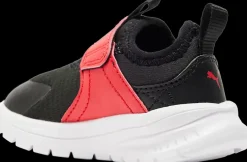 Hot czarno-czerwone sneakery markowe Evolve Slip On Inf Dzieci Sportowe|Markowe