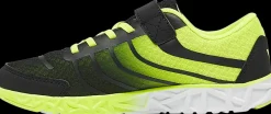Sale czarno-limonkowe sneakersy dziecięce Dzieci Sportowe|Do Szkoły