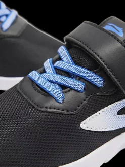 Discount czarno-niebieskie sneakersy chłopięce Dzieci Sportowe