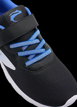 Discount czarno-niebieskie sneakersy chłopięce Dzieci Sportowe|Do Szkoły