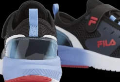 Hot czarno-niebieskie sneakersy dziecięce Dzieci Sportowe