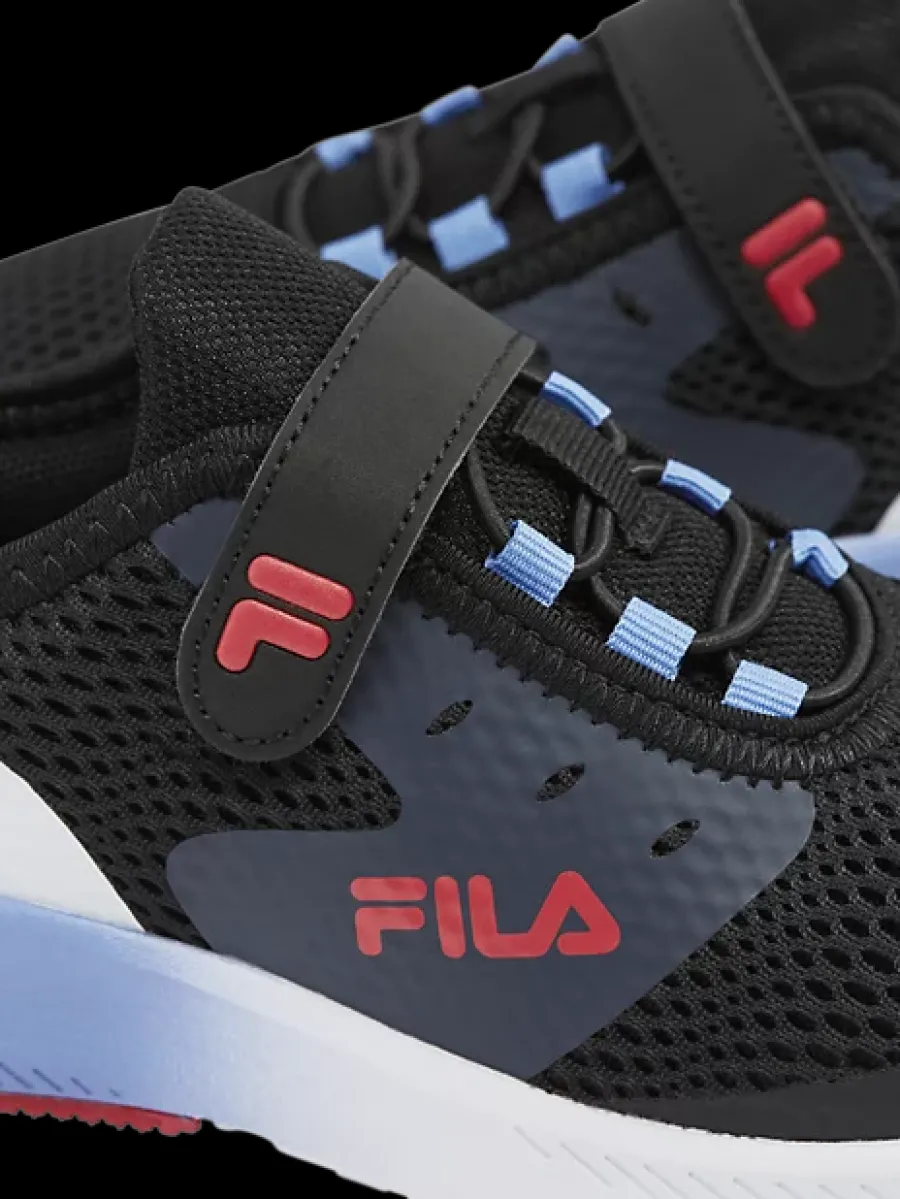 Hot czarno-niebieskie sneakersy dziecięce Dzieci Sportowe