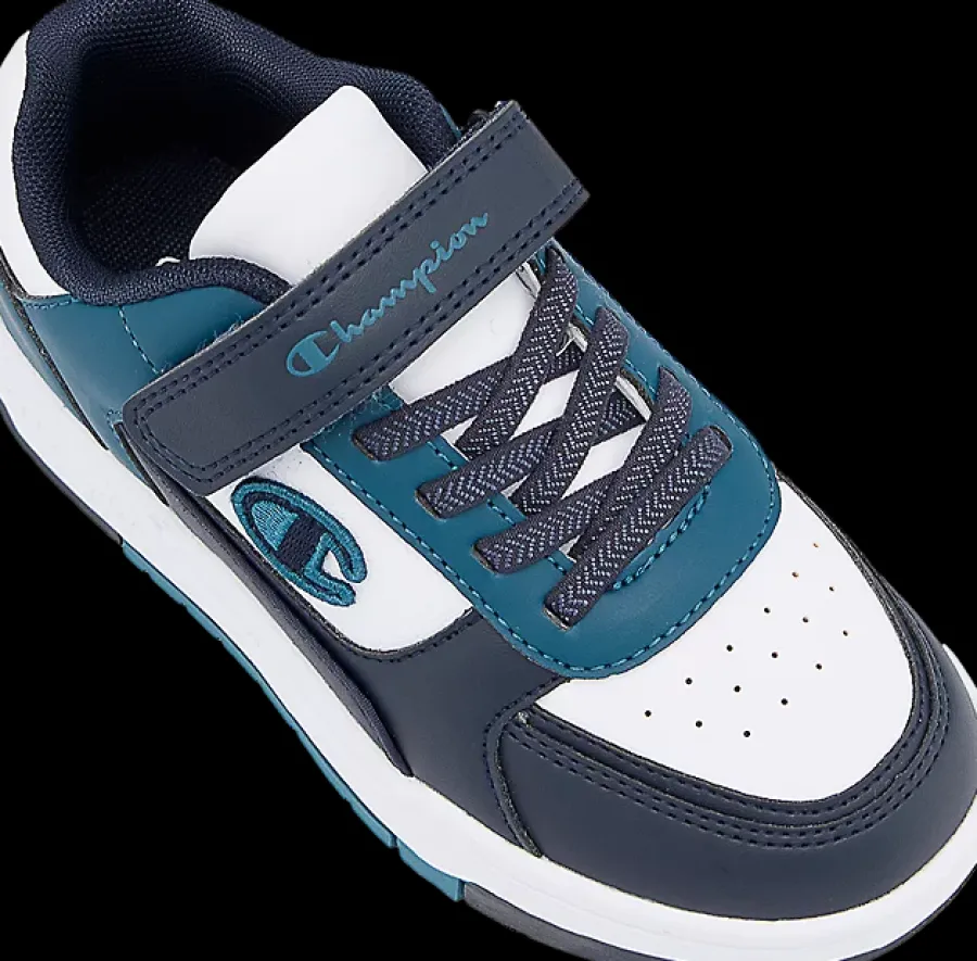 Online czarno-niebiesko-białe sneakersy chłopięce Rebound Heritage Dzieci Sportowe|Markowe