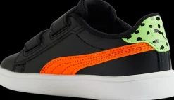 Outlet czarno-pomarańczowe sneakersy dziecięce Smash 3.0 Dzieci Sportowe|Markowe