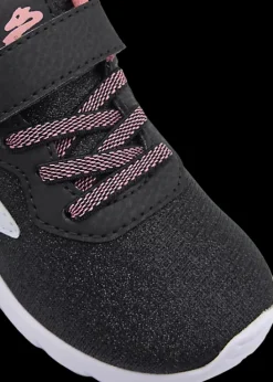 Sale czarno-różowe sneakersy dziewczęce Dzieci Sportowe