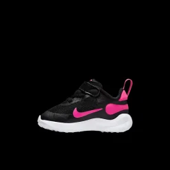 Discount czarno-różowe sneakersy dziewczęce Revolution 7 Dzieci Sportowe|Dla Maluszków
