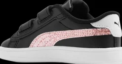Online czarno-różowe sneakersy dziewczęce Smash 3.0 Star Glow Dzieci Sportowe