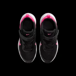 Hot czarno-różowe sneakersy dziewczęce Revolution 7 Dzieci Sportowe
