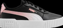 Sale czarno-różowe sneakersy dziewczęce Carina 2.0 Star Glow Dzieci Sportowe