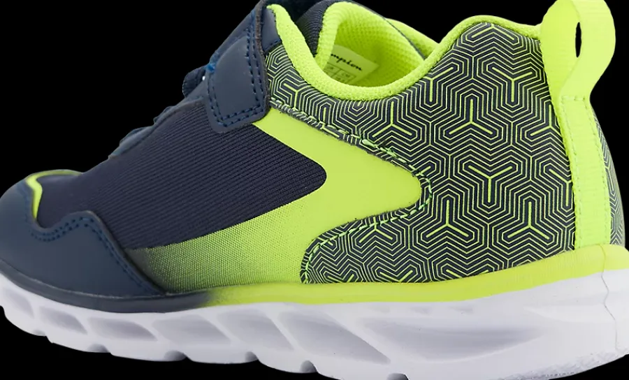 Outlet czarno-żółte sneakersy dziecięce Wave 2 Dzieci Sportowe