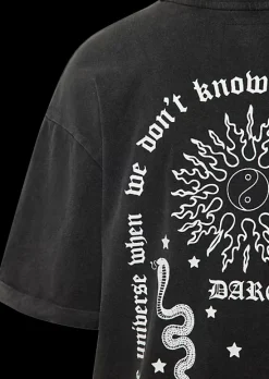 Best tshirt damski z białym nadrukiem Damskie Odzież Damska|Odzież