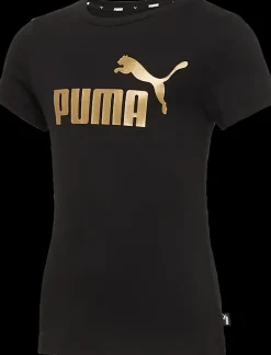 Sale tshirt dziecięcy ze złotym logo Dzieci Odzież