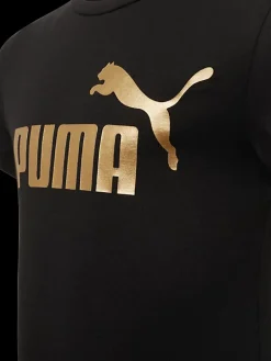 Sale tshirt dziecięcy ze złotym logo Dzieci Odzież