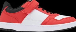Online czerwono-białe sneakersy dziecięce Dzieci Sportowe