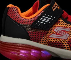 New czerwono-czarne sneakersy dziecięce Dzieci Sportowe