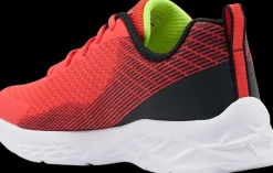 Outlet czerwono-czarne sneakersy chłopięce Dzieci Sportowe