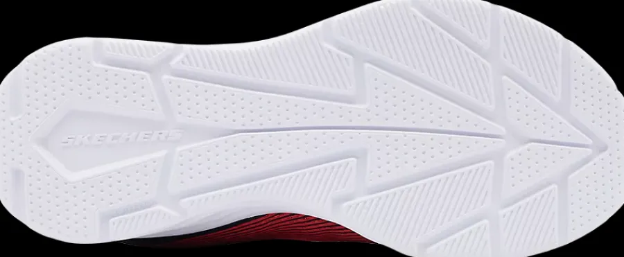 Outlet czerwono-czarne sneakersy chłopięce Dzieci Sportowe