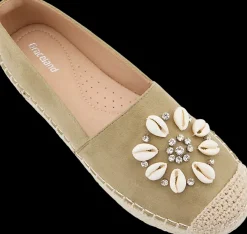 New espadryle damskie ozdobione muszelkami Damskie Espadryle
