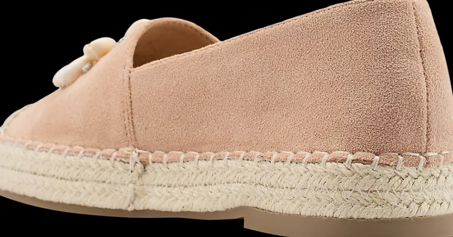 Sale espadryle damskie ozdobione muszelkami Damskie Półbuty