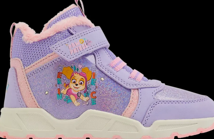 fioletowe ocieplane kozaczki dziewczęce Dzieci Kozaki