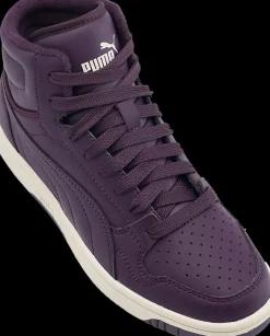 Hot fioletowe ocieplane sneakersy dziecięce Reb-L Mid Wtr Dzieci Sportowe|Trampki Wysokie