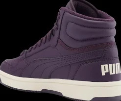 Hot fioletowe ocieplane sneakersy dziecięce Reb-L Mid Wtr Dzieci Sportowe|Trampki Wysokie