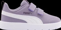 New fioletowo-białe sneakersy dziecięce Courtflex V3 Dzieci Sportowe