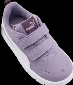 New fioletowo-białe sneakersy dziecięce Courtflex V3 Dzieci Sportowe