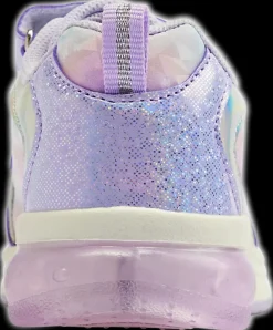 Clearance fioletowo-srebrne sneakersy dziewczęce Dzieci Sportowe