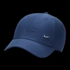 Clearance granatowa czapka Metal Swoosh Cap Damskie Czapki|Czapki