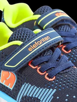 Clearance granatowe półbuty chłopięce Dzieci Sportowe