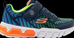 Clearance granatowe sneakersy chłopięce z zapięciem na rzep Dzieci Sportowe