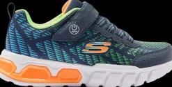 Clearance granatowe sneakersy chłopięce z zapięciem na rzep Dzieci Sportowe