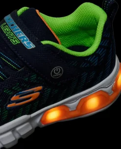 Clearance granatowe sneakersy chłopięce z zapięciem na rzep Dzieci Sportowe
